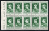 Vatican 49 Error XF NH Unusually well centered Block of 10
